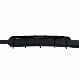 Πίσω Προφυλακτήρας Diffuser για BMW 4 Series F32 F33 F36 (2013-2019) Coupe Cabrio M Design Left Double Outlet Piano Black