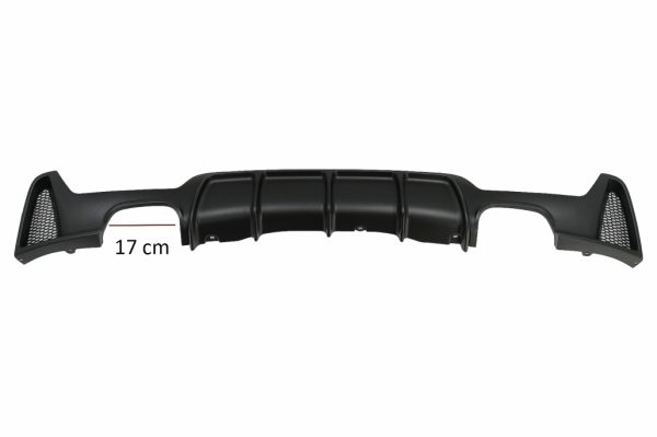 Πίσω Προφυλακτήρας Diffuser για BMW 4 Series F32 F33 F36 (2013-2019) Coupe Cabrio M Design Twin Double Outlet - Image 3