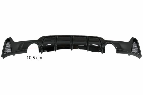 Πίσω Προφυλακτήρας Diffuser για BMW 4 Series F32 F33 F36 (2013-2019) Coupe Cabrio M Design Twin Single Outlet Piano Black - Image 3