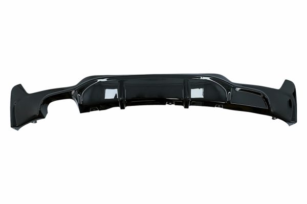 Πίσω Προφυλακτήρας Diffuser για BMW 4 Series F32 F33 F36 (2013-) Coupe Cabrio M Performance Design Left Double Outlet Piano Black - Image 2