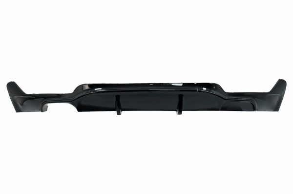 Πίσω Προφυλακτήρας Diffuser για BMW 4 Series F32 F33 F36 (2013-) Coupe Cabrio M Performance Design Left Double Outlet Piano Black