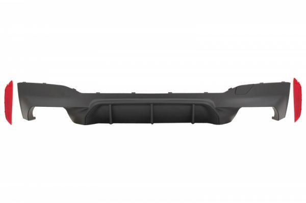 Πίσω Προφυλακτήρας Diffuser για BMW 5 Series G30 G31 Limousine/Touring (2017-up) M5 Design Matte Black