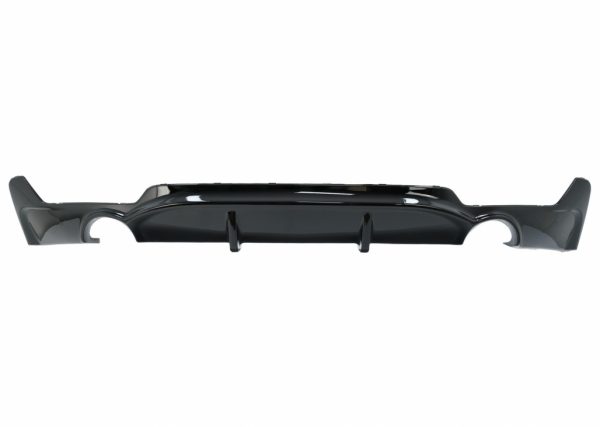 Πίσω Προφυλακτήρας Diffuser για BMW F32 F33 F36 (2013-) Coupe Cabrio 4 Series M Performance Design Twin Single Outlet Piano Black - Image 2