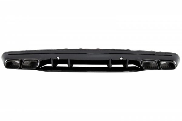 Πίσω Προφυλακτήρας Diffuser για MERCEDES C-Class W205 S205 (2014-2020) C63S Design Black Tips μόνο για AMG Sport Line