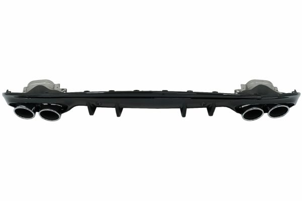 Πίσω Προφυλακτήρας Diffuser με Exhaust Muffler Tips για Mercedes C-Class W205 S205 Sport Line (2014-2020) C43 Design - Image 2