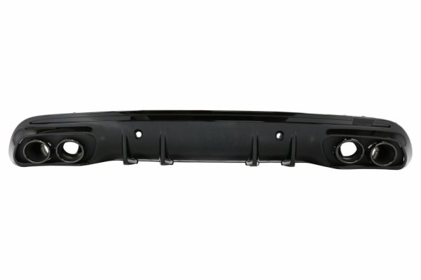 Πίσω Προφυλακτήρας Diffuser με Exhaust Muffler Tips για Mercedes C-Class W205 S205 Sport Line (2014-2020) C43 Design Night Package