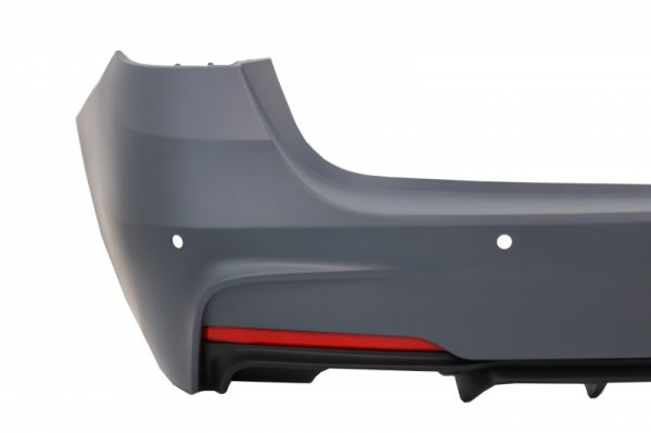 Πίσω Προφυλακτήρας για BMW 3 Series F31 Touring Non LCI & LCI (2011-2018) M-Performance Design Double Single Outlet - Image 2