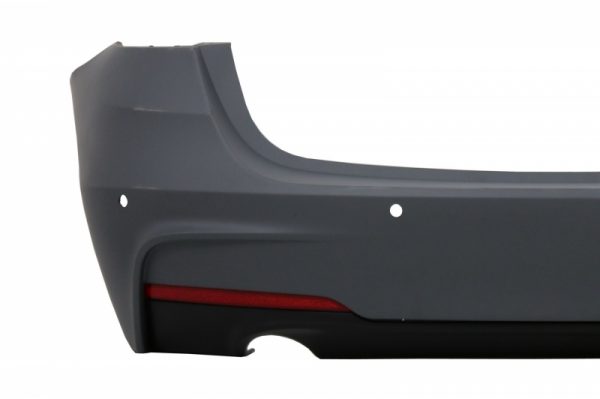 Πίσω Προφυλακτήρας για BMW F31 3 Series Touring Non LCI & LCI (2011-2018) M-Technik Design Single Outlet - Image 2