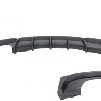 Πίσω Προφυλακτήρας Spoiler Διαχύτης Diffuser Carbon για BMW 3 Series F30 F31 (2011-up) M Design Left Outlet