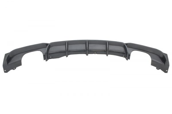 Πίσω Προφυλακτήρας Spoiler Διαχύτης Diffuser Double Outlet Carbon για BMW 3 Series F30 F31 (2011-2019) Limo Touring M Design - Image 2