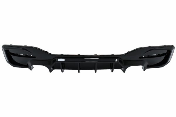 Πίσω Προφυλακτήρας Spoiler Διαχύτης Diffuser Double Outlet για BMW 1 Series F20 F21 LCI (2015-2019) Piano Black - Image 2
