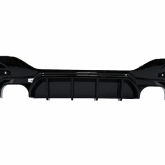 Πίσω Προφυλακτήρας Spoiler Διαχύτης Diffuser Double Outlet για BMW 1 Series F20 F21 LCI (2015-2019) Piano Black