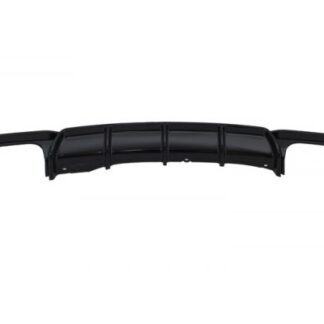 Πίσω Προφυλακτήρας Spoiler Διαχύτης Diffuser Double Outlet για BMW 3 Series F30 F31 (2011-2019) Limo Touring M Design Black Edition