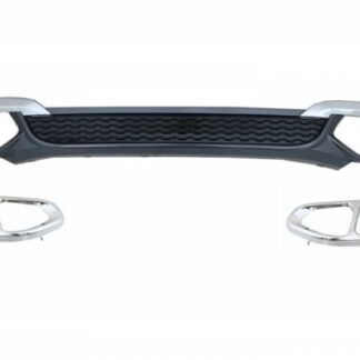 Πίσω Προφυλακτήρας Spoiler Διαχύτης Diffuser Double Outlet για BMW 7 Series G11 G12 (2015-2019) Facelift M760Li Design