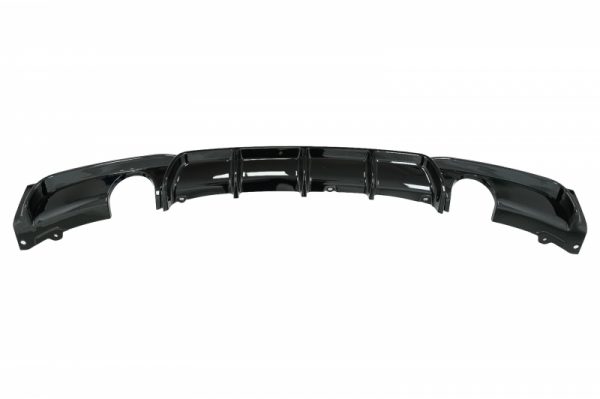 Πίσω Προφυλακτήρας Spoiler Διαχύτης Diffuser Double Outlet για Single Exhaust για BMW 3 Series F30 F31 (2011-2019) M Design Piano Black - Image 2