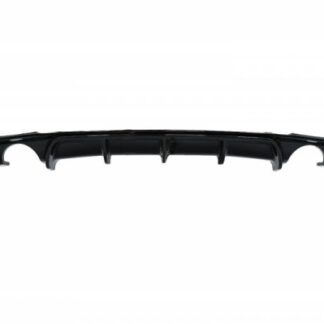 Πίσω Προφυλακτήρας Spoiler Διαχύτης Diffuser Double Outlet για Single Exhaust για BMW 3 Series F30 F31 (2011-2019) M Design Piano Black