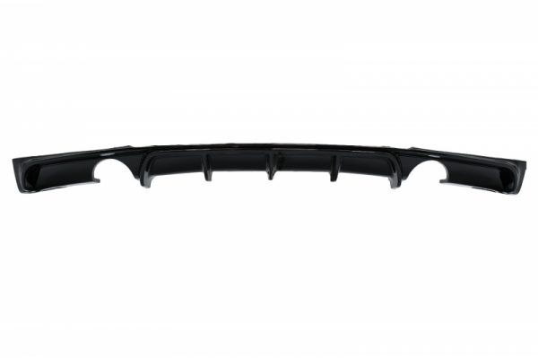 Πίσω Προφυλακτήρας Spoiler Διαχύτης Diffuser Double Outlet για Single Exhaust για BMW 3 Series F30 F31 (2011-2019) M Design Piano Black