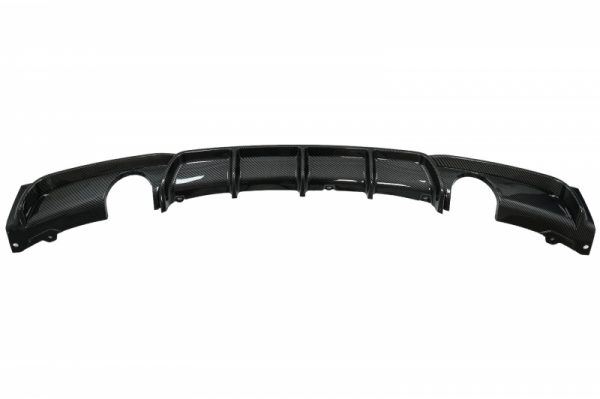 Πίσω Προφυλακτήρας Spoiler Διαχύτης Diffuser Double Outlet για Single Exhaust για BMW 3 Series F30 F31 (2011-2019) M Performance Design Carbon Film Coating - Image 3