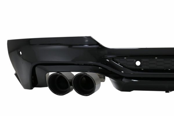Πίσω Προφυλακτήρας Spoiler Διαχύτης Diffuser Double Outlet με Exhaust Tips για BMW X4 G02 (2018-up) M Sport - Image 2
