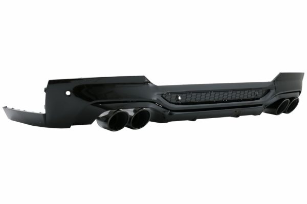 Πίσω Προφυλακτήρας Spoiler Διαχύτης Diffuser Double Outlet με Exhaust Tips για BMW X4 G02 (2018-up) M Sport - Image 3