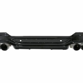 Πίσω Προφυλακτήρας Spoiler Διαχύτης Diffuser Double Outlet με Exhaust Tips για BMW X4 G02 (2018-up) M Sport
