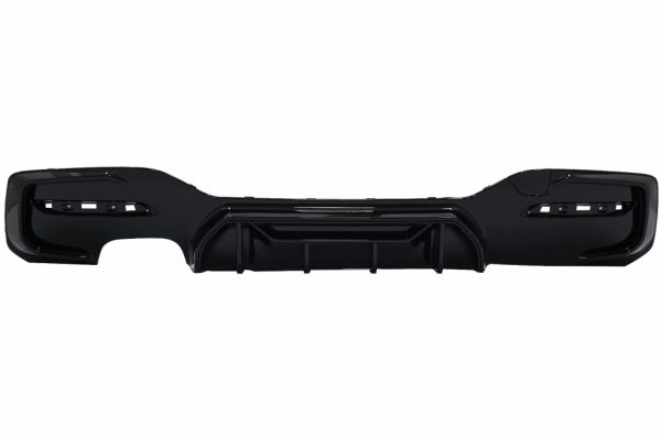 Πίσω Προφυλακτήρας Spoiler Διαχύτης Diffuser Left Double Outlet για BMW 1 Series F20 F21 LCI (2015-2019) Piano Black Competition Design
