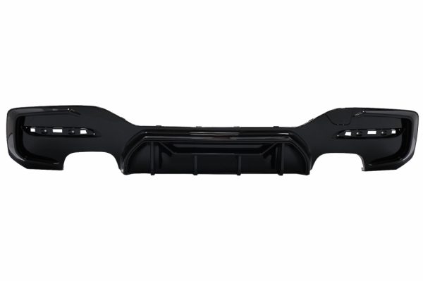 Πίσω Προφυλακτήρας Spoiler Διαχύτης Diffuser Twin Double Outlet για BMW 1 Series F20 F21 LCI (2015-2019) Piano Black Competition Design - Image 2