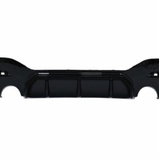 Πίσω Προφυλακτήρας Spoiler Διαχύτης Diffuser Twin Outlet Single για BMW 1 Series F20 F21 LCI (2015-2019) Piano Black