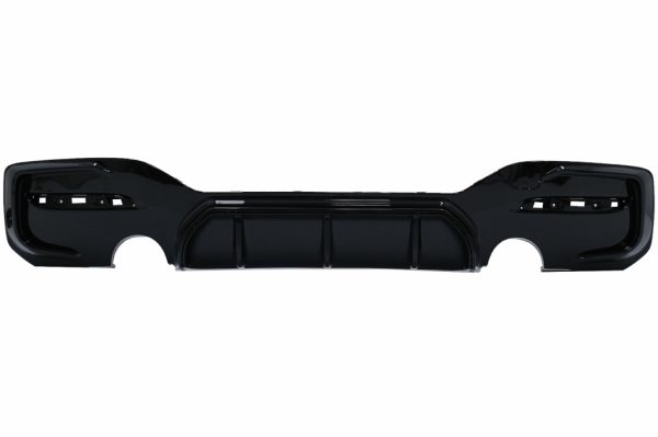 Πίσω Προφυλακτήρας Spoiler Διαχύτης Diffuser Twin Outlet Single για BMW 1 Series F20 F21 LCI (2015-2019) Piano Black