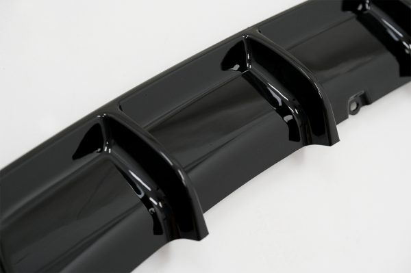 Πίσω Προφυλακτήρας Spoiler Piano Black Διαχύτης Diffuser για BMW 3 Series F30 F31 (2011-up) M-Performance Design Left Double Outlet - Image 3