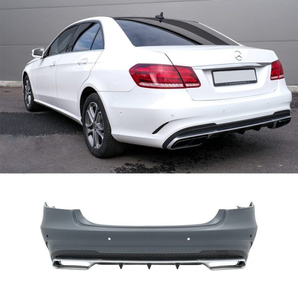Πίσω Προφυλακτήρας AMG E63 Look για Mercedes E-Class W212 2013-2016 Facelift