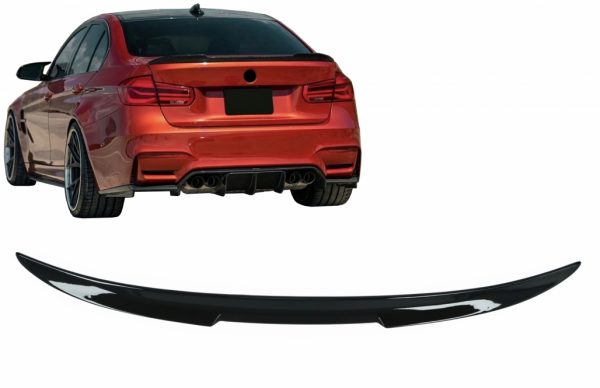 Πίσω Spoiler για BMW 3 Series F30 F80 M3 Sedan (2011-2019) Piano Black