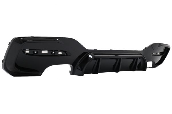 Πίσω Διαχύτης Diffuser Διπλές Double Outlet για BMW 1 Series F20 F21 LCI (2015-2019) Piano Black - Image 3