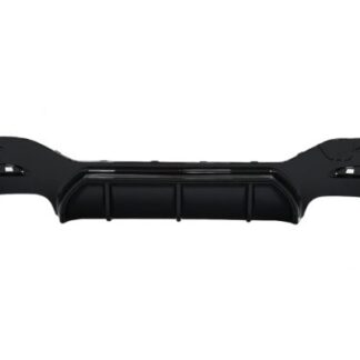 Πίσω Διαχύτης Diffuser Διπλές Double Outlet για BMW 1 Series F20 F21 LCI (2015-2019) Piano Black