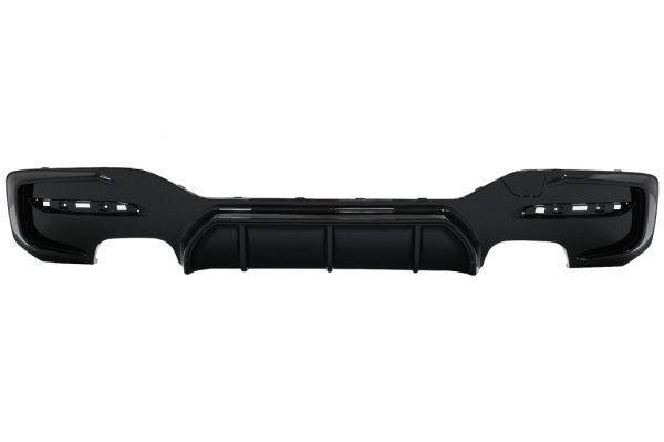 Πίσω Διαχύτης Diffuser Διπλές Double Outlet για BMW 1 Series F20 F21 LCI (2015-2019) Piano Black