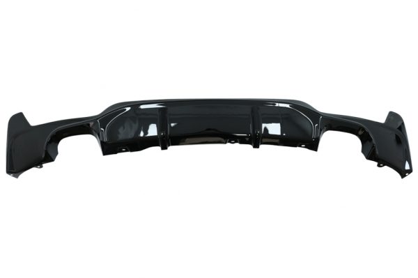 Πίσω Διαχύτης Diffuser για BMW 4 Series F32 Coupe F33 Cabrio F36 Gran Coupe (2013-) Απολήξεις Εξάτμισης Μπούκες Piano Black M Design - Image 3