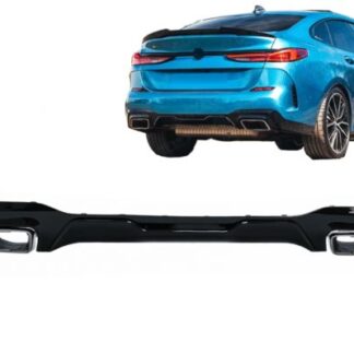 Πίσω Διαχύτης Diffuser με Chrome Μπούκες για BMW 2 Series F44 Gran Coupé (2020-up) M235I Design