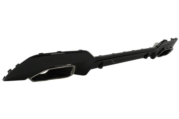 Πίσω Διαχύτης Diffuser με Chrome Μπούκες για BMW 3 Series G20 G28 Sedan G21 Touring (2018-2022) M340i M Look - Image 3