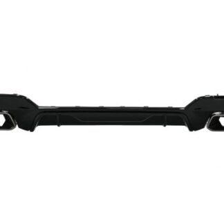 Πίσω Διαχύτης Diffuser με Chrome Μπούκες για BMW 3 Series G20 G28 Sedan G21 Touring (2018-2022) M340i M Look
