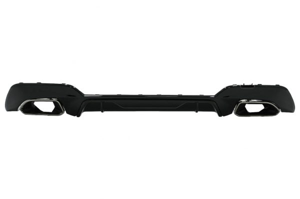 Πίσω Διαχύτης Diffuser με Chrome Μπούκες για BMW 3 Series G20 G28 Sedan G21 Touring (2018-2022) M340i M Look