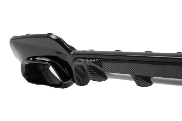 Πίσω Διαχύτης Diffuser με Μπούκες για BMW 3 Series G20 G28 Sedan G21 Touring (2019-up) M340i M Look Carbon - Image 3