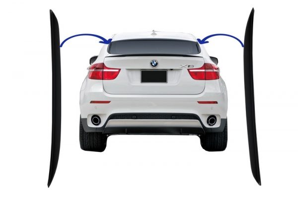 Trunk Πίσω Fin Spoiler (Left/Right) για BMW X6 E71/E72 (2008-2014) Perfomance Design