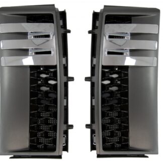 Αεραγωγοί πλαϊνοί Grilles για Range ROVER Vogue III L322 2002-2012 Black Dark Grey Edition New Autobiography Design