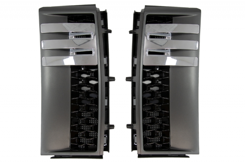 Αεραγωγοί πλαϊνοί Grilles για Range ROVER Vogue III L322 2002-2012 Black Dark Grey Edition New Autobiography Design
