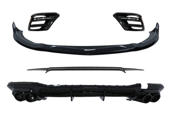 Aero Body Kit για Mercedes S-Class W223 Limousine Sport Line (2020-up) Piano Black