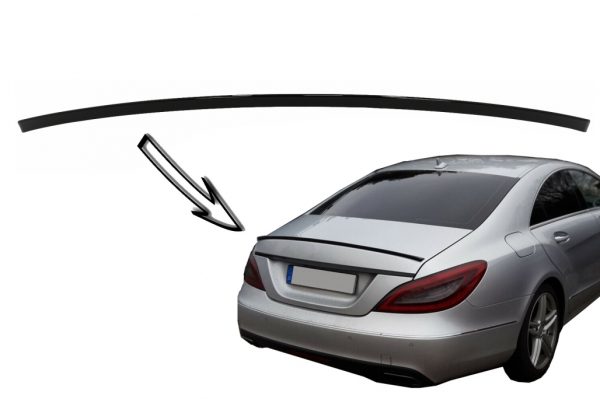 Αεροτομή Πίσω Πορτ μπαγκάζ για Mercedes CLS Class W218 Limousine (2010-2018) Piano Black