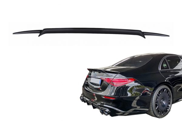 Αεροτομή Πίσω Πορτ Μπαγκάζ για Mercedes S-Class W223 Limousine (2020-up) Piano Black