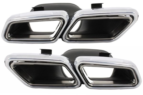 Απολήξεις Εξάτμισης Μπούκες για Mercedes Benz S-Class W222 E-Class W212 S212 Facelift CLS W218 SL-Class R231 E63 S63 SL65 A-Design