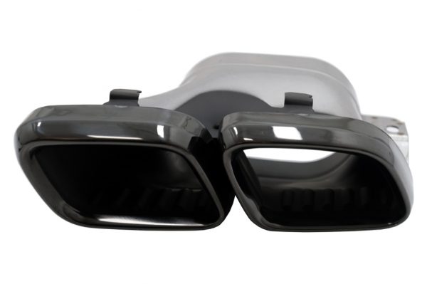 Απολήξεις Εξάτμισης Μπούκες για Mercedes C-Class W205 S205 C205 A205 C63 C63S Facelift (2019-up) Black - Image 2