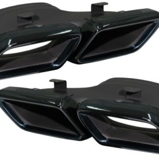 Απολήξεις Εξάτμισης Μπούκες για Mercedes C-Class W205 S205 C205 A205 E-Class W213 S-Class W222 GLE C292 GLE W166 GLC W253 X253 C253 C217 (2014-up) Black Emerald